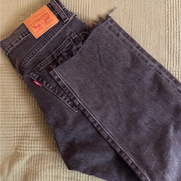 Levi's wedgie straight Charcoal denim - Picture 1 of 3